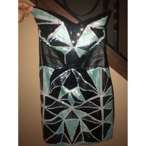 Sequined Bebe Dress